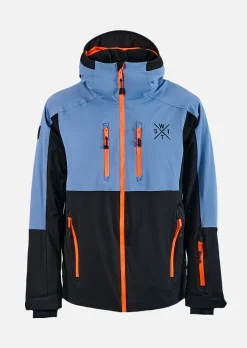Veste de ski X-Blow - Bleu Gris