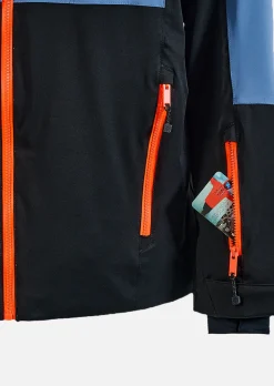 Veste de ski X-Blow - Bleu Gris
