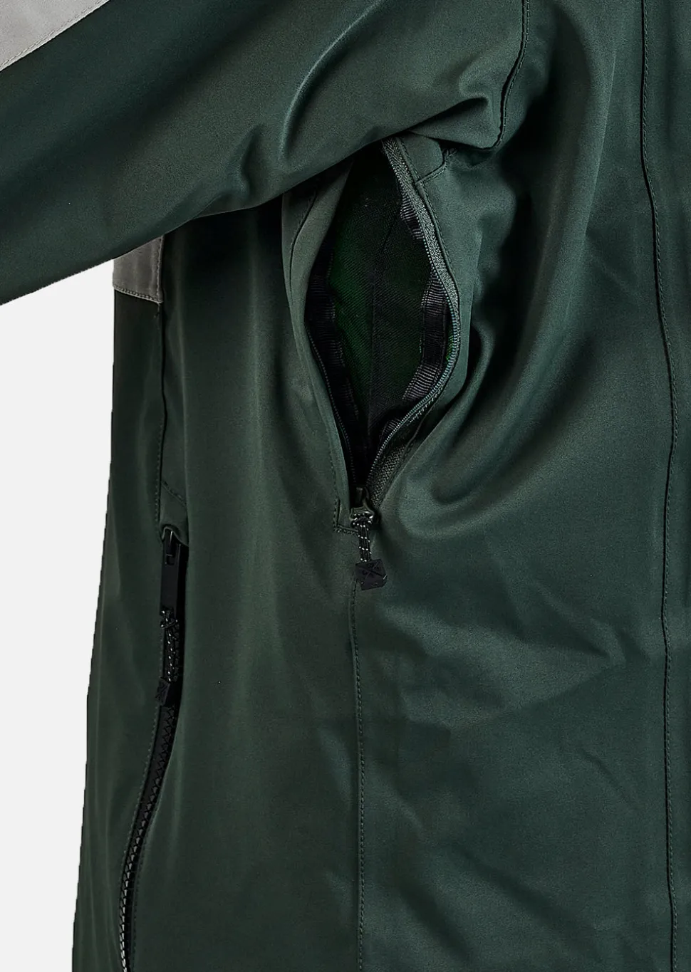Veste de ski X-Blow - Gris Tie and Dye et Vert Fluo