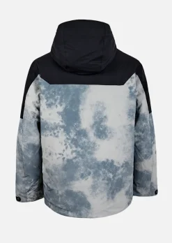 Veste de ski X-Gamma - Gris Tie and Dye et Vert Fluo
