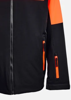 Veste de ski X-Gamma - Noir et Orange Fluo