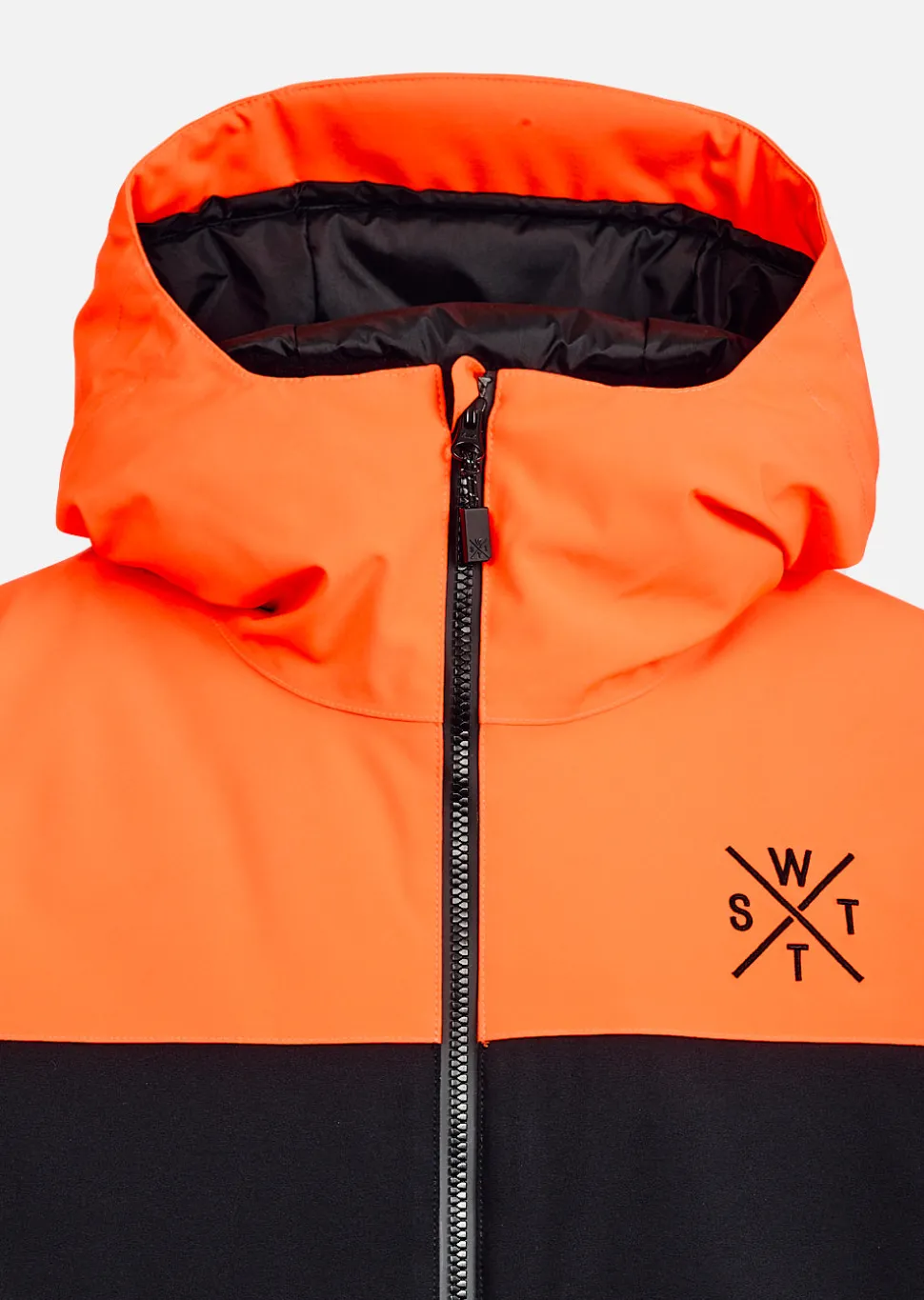 Veste de ski X-Gamma - Noir et Orange Fluo