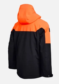 Veste de ski X-Gamma - Noir et Orange Fluo
