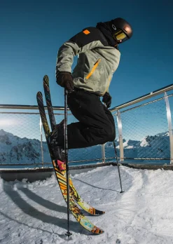 Veste de ski X-Gamma - Olive Tie and Dye