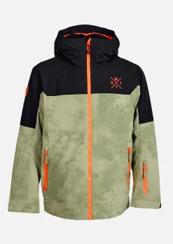 Veste de ski X-Gamma junior - Olive Tye and Dye