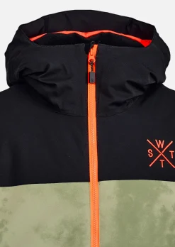 Veste de ski X-Gamma junior - Olive Tye and Dye