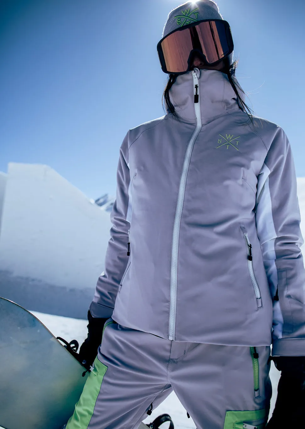 Veste de ski X-ices - Lavande