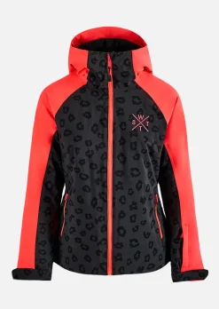 Veste de ski X-Ices junior - Imprimé Léopard