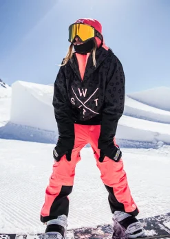 Veste de ski XMETOD-G - Imprimé Léopard Noir