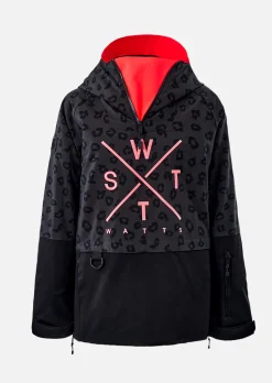 Veste de ski XMETOD-G - Imprimé Léopard Noir