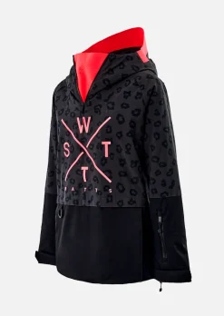 Veste de ski XMETOD-G - Imprimé Léopard Noir