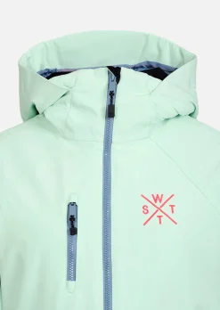 Veste de ski X-Peak junior - Vert Clair