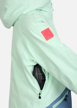 Veste de ski X-Peak junior - Vert Clair