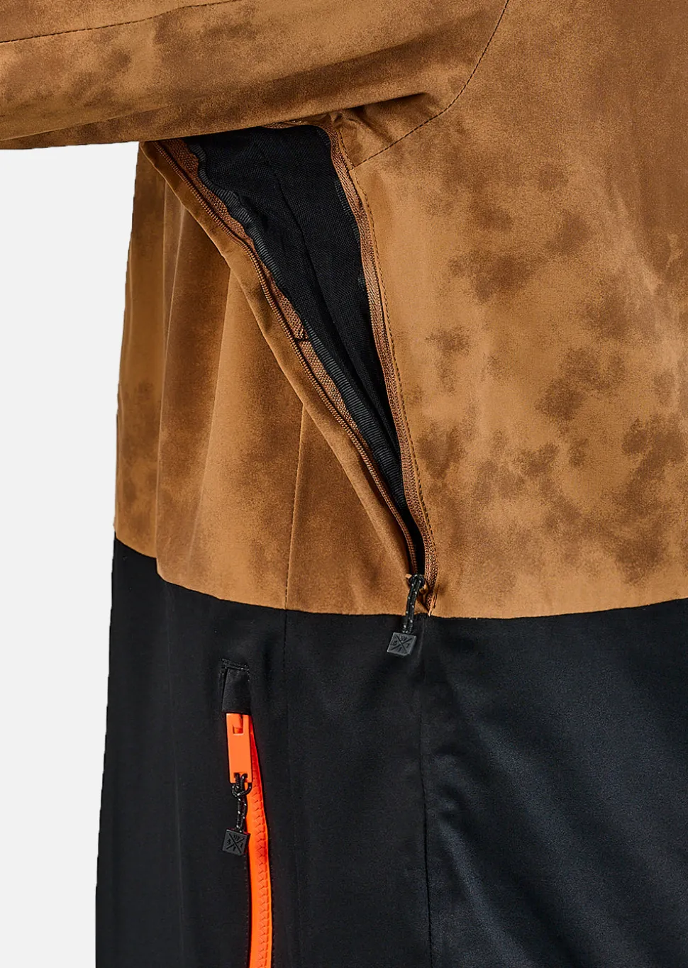 Veste de ski X-Temper - Marron Tie & Dye
