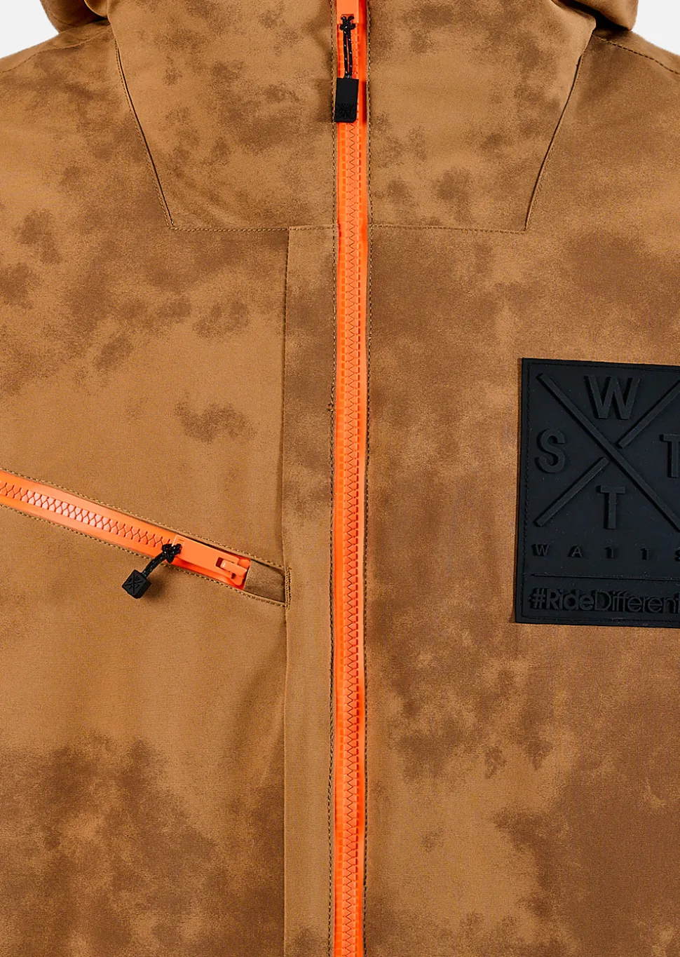 Veste de ski X-Temper - Marron Tie & Dye
