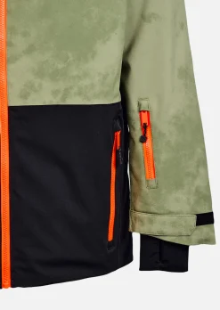 Veste de ski X-Temper - Olive Tie and Dye