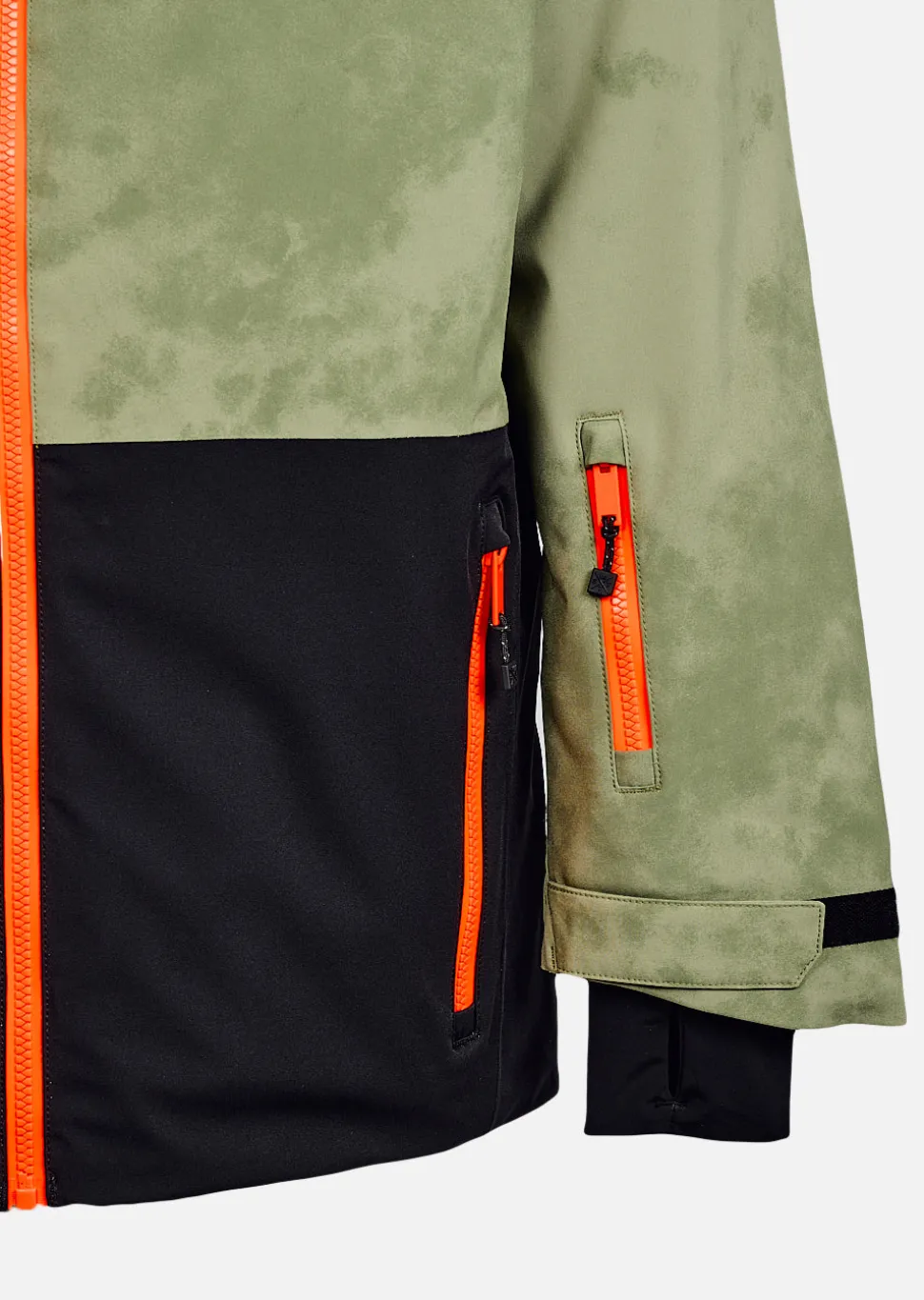 Veste de ski X-Temper - Olive Tie and Dye