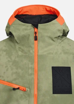 Veste de ski X-Temper - Olive Tie and Dye