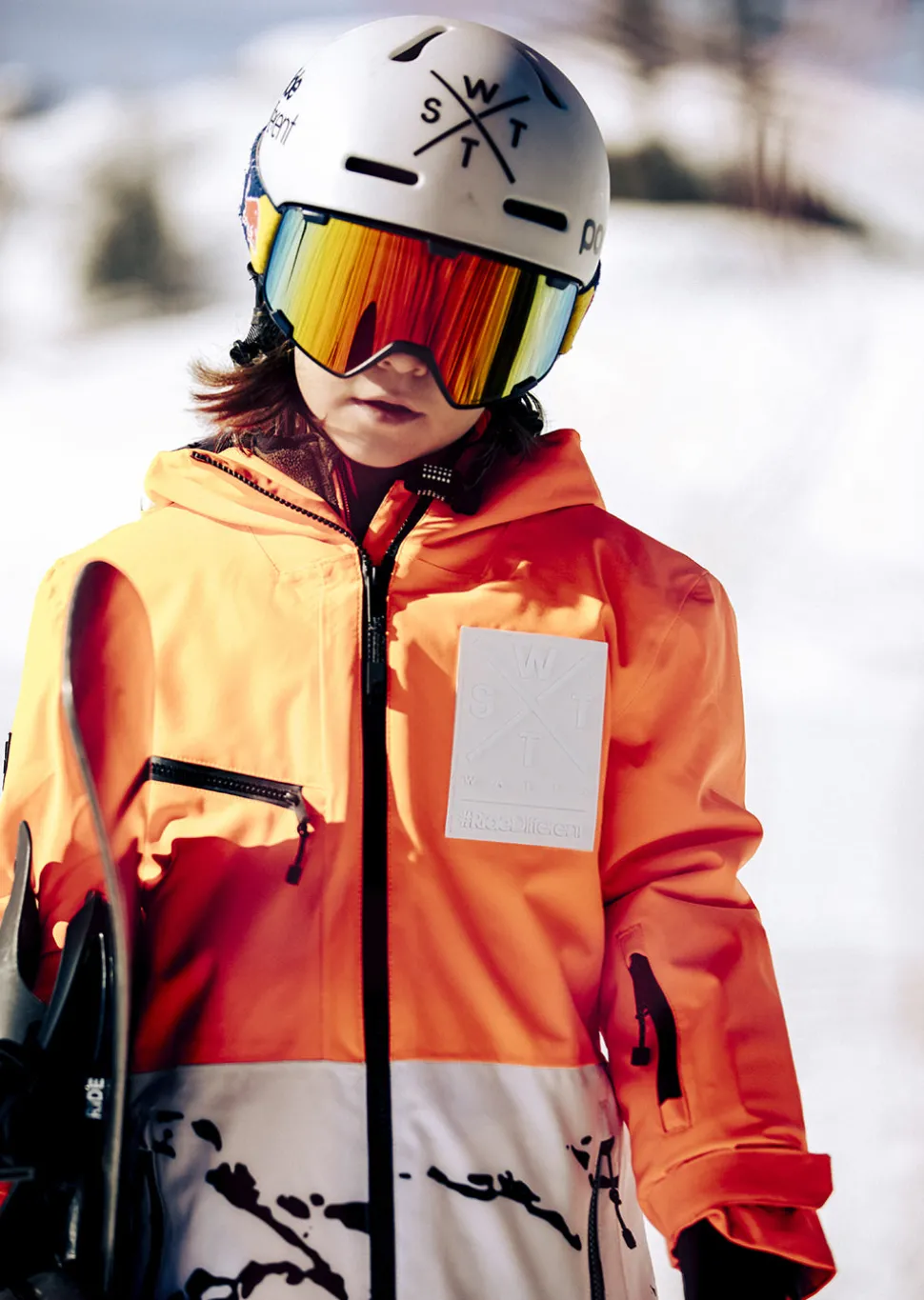 Veste de ski X-Temper junior - Camouflage Blanc