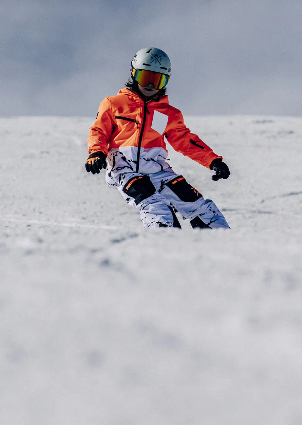 Veste de ski X-Temper junior - Camouflage Blanc