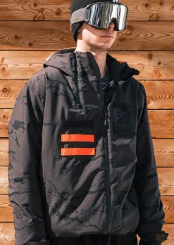 Veste de ski X-Wear - Camouflage Gris Anthracite
