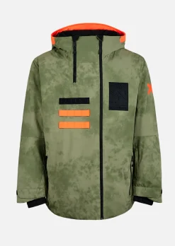 Veste de ski X-Wear - Olive Tie and Dye