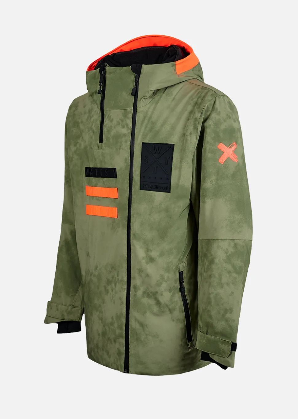 Veste de ski X-Wear - Olive Tie and Dye