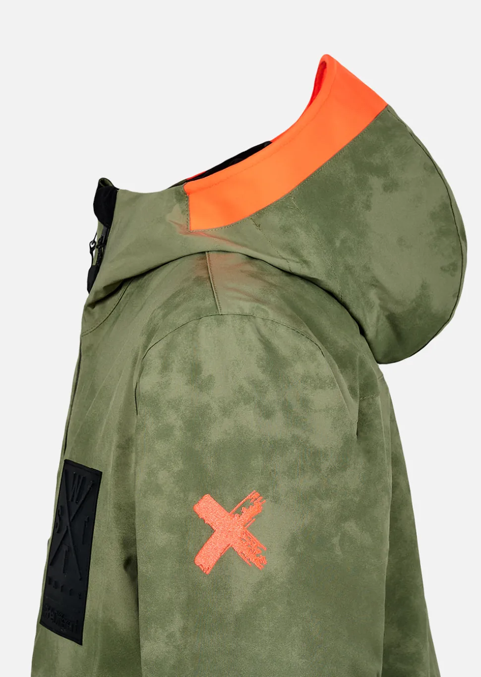 Veste de ski X-Wear - Olive Tie and Dye