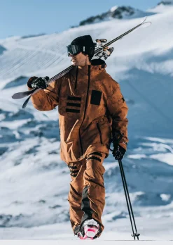 Veste de ski X-Wear X Kevin Rolland - Marron Tie & Dye