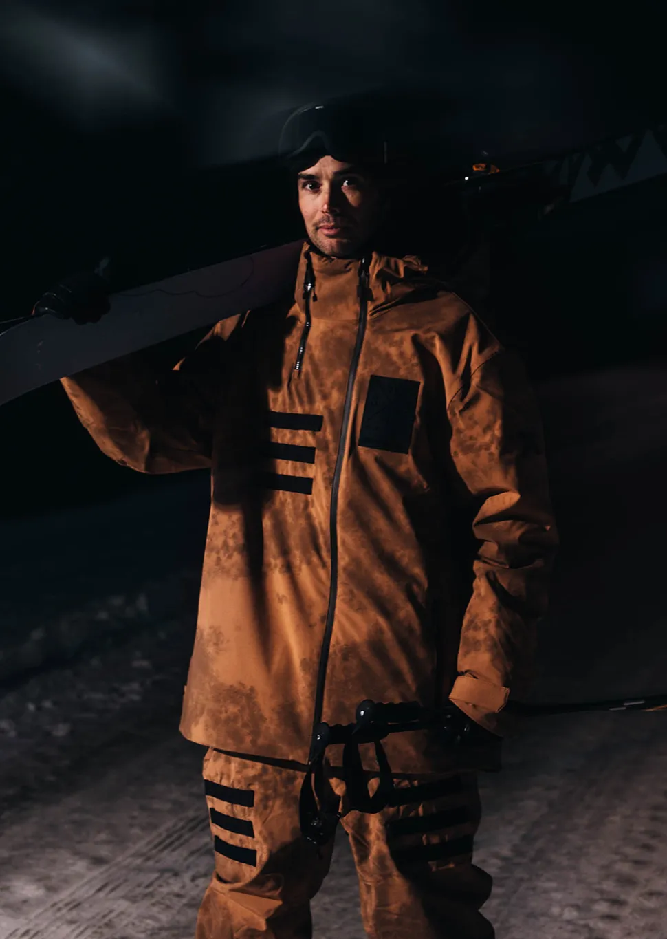 Veste de ski X-Wear X Kevin Rolland - Marron Tie & Dye