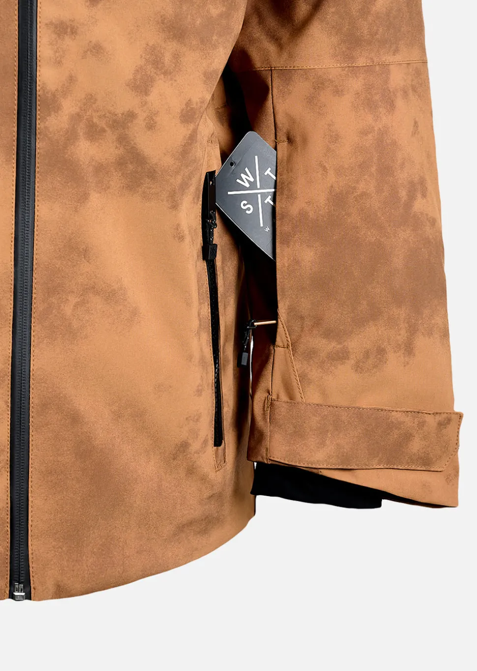 Veste de ski X-Wear X Kevin Rolland - Marron Tie & Dye