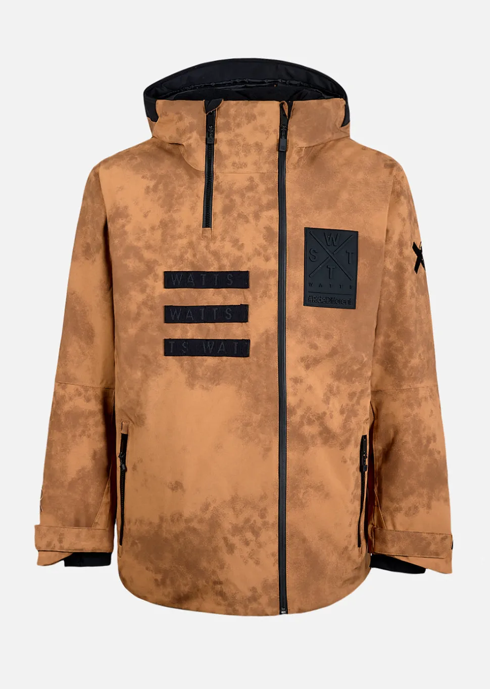 Veste de ski X-Wear X Kevin Rolland - Marron Tie & Dye