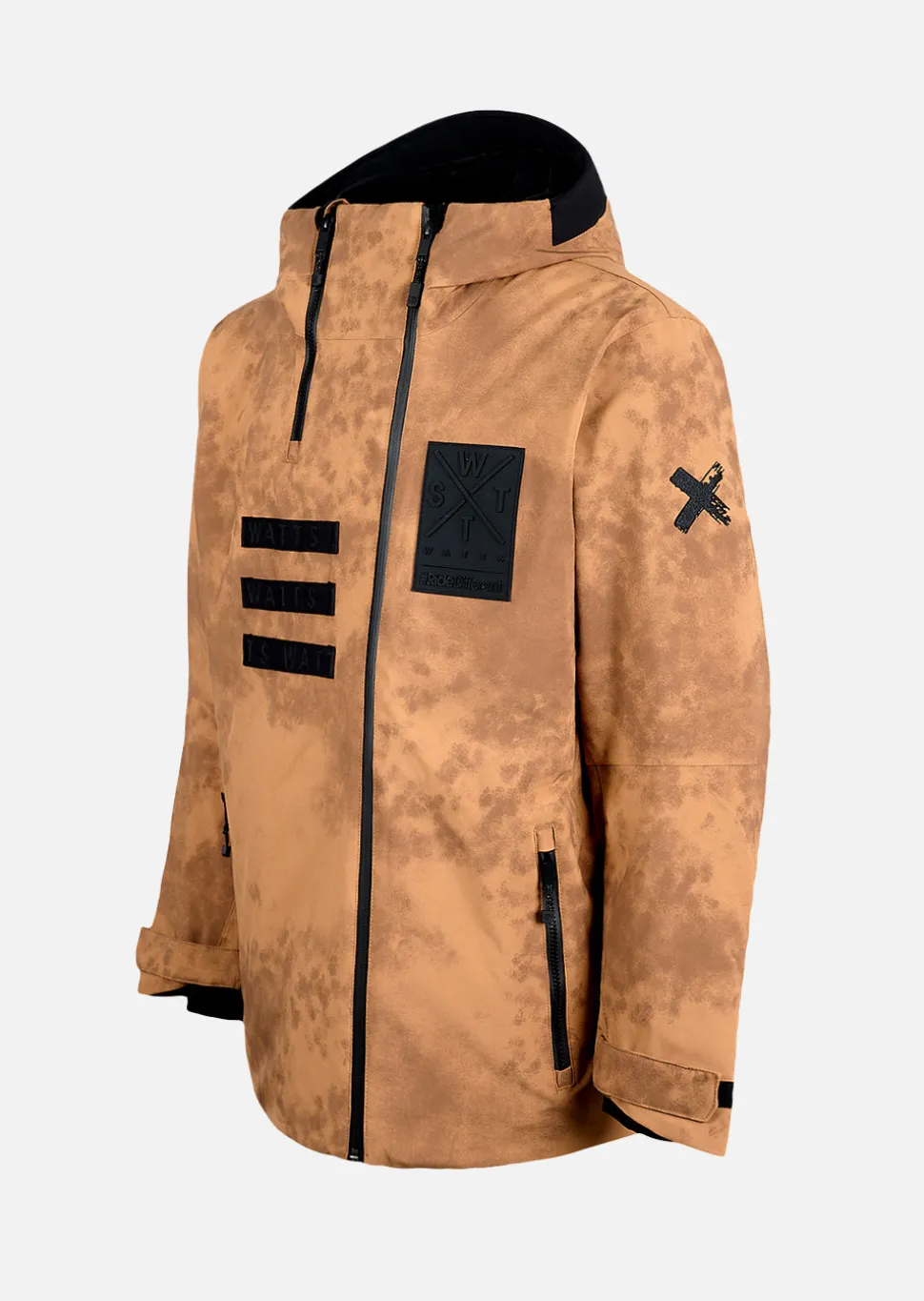 Veste de ski X-Wear X Kevin Rolland - Marron Tie & Dye