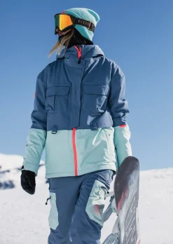 Veste de ski X-Wire - Bleu Gris