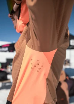Veste sous-couche technique X-Powder Marron Tabac