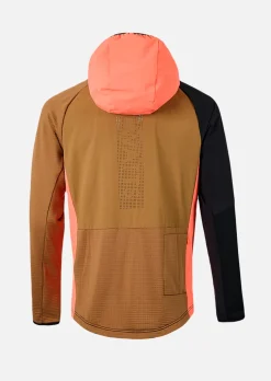 Veste sous-couche technique X-Powder Marron Tabac