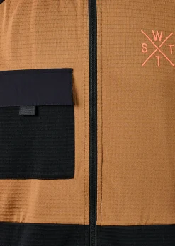 Veste sous-couche technique X-Powder Marron Tabac