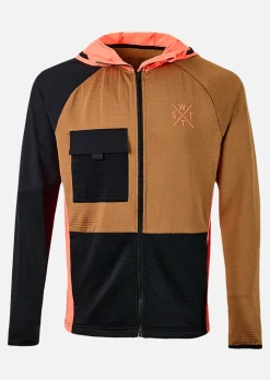 Veste sous-couche technique X-Powder Marron Tabac