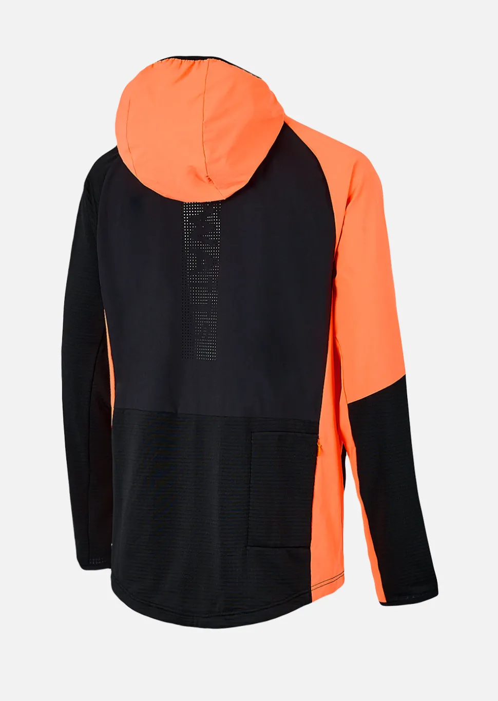 Veste sous-couche technique X-Powder Noir et Orange Fluo